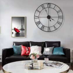Horloge Métal Industrielle