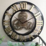 Horloge Métal Industrielle