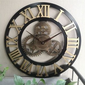 Horloge Métal Industrielle