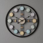 Horloge Métal Industrielle