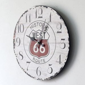 horloge murale route 66