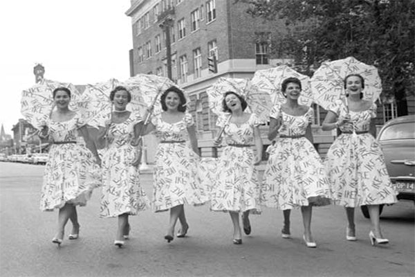 annees 50 aux etats-unis ike girls