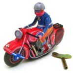 toy old motorcycle in tin