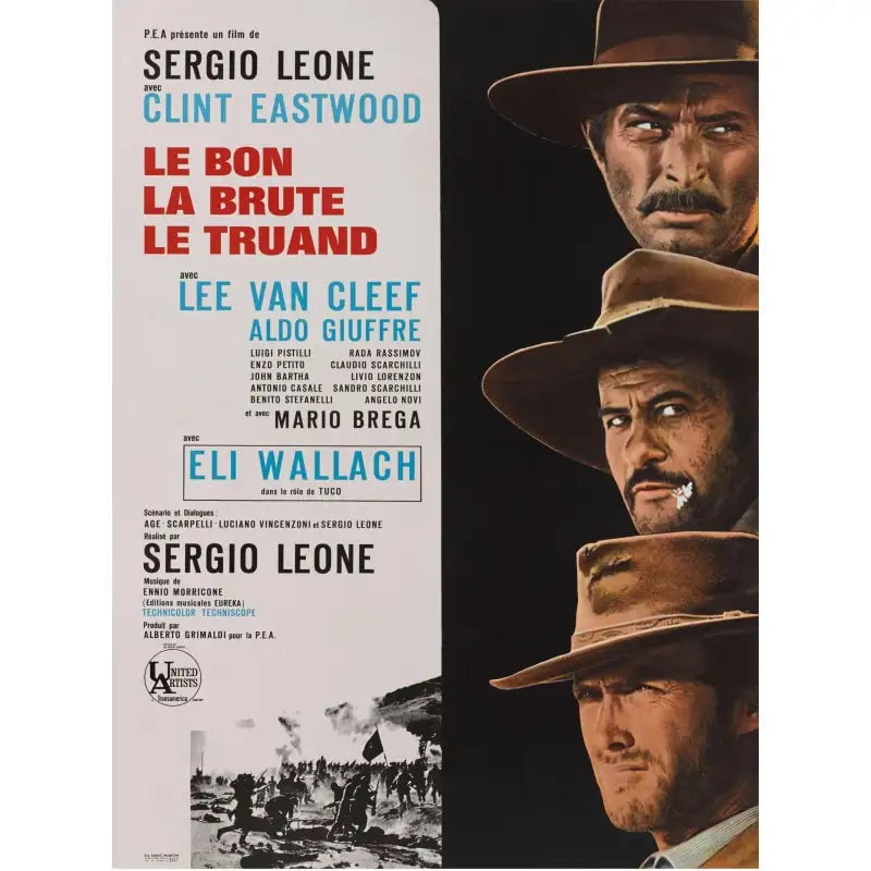le-bon-la-brute-et-le-truand-affiche le bon la brute et le truand affiche