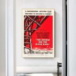le pont de la rivière khaï affiche
