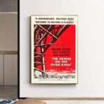 le pont de la rivière khaï affiche