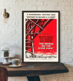 le pont de la rivière khaï affiche