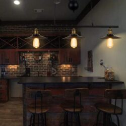 lustre 3 lampes industriel