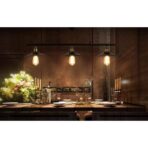 lustre 3 lampes industriel
