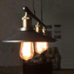 lustre 3 lampes industriel