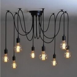 lustre araignée industriel