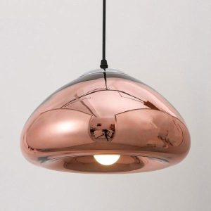 lustre en verre soufflé