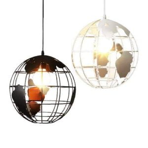 vintage globe chandelier