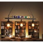 lustre industriel billard