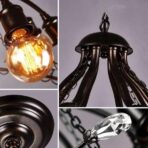 lustre industriel détail