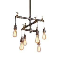 Lustre Industriel Tuyau