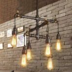 lustre industriel tuyau