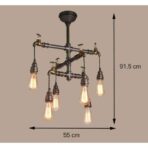lustre industriel tuyau