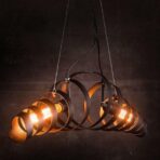 lustre industriel vintage