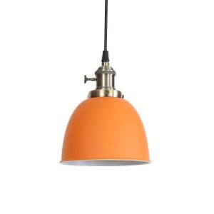 chandelier orange vintage