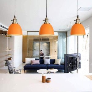 lustre orange vintage