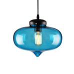 lustre verre bleu
