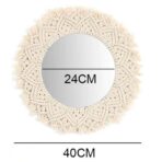 miroir bohème rond