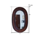 miroir imitation bambou