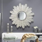 miroir plume blanche