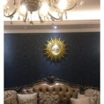 miroir dore soleil ancien