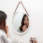 Miroir Barbier Blanc