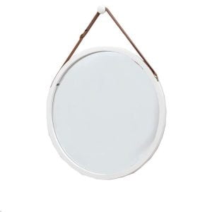 round white barber mirror