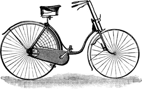 histoire des pin-up bicyclette