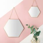 or miroir hexagonal