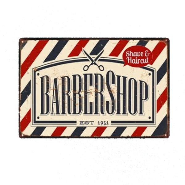 plaque-barbier plaque barbier