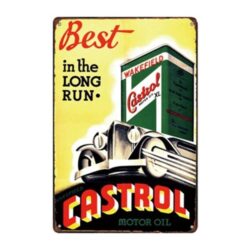 plaque castrol ancienne