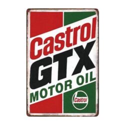 plaque castrol émaillée