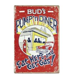 plaque diner américain