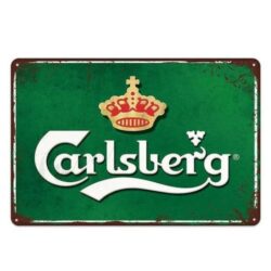 plaque émaillée carlsberg