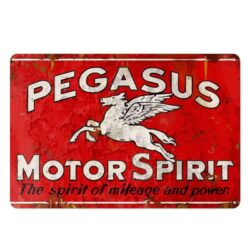 pegasus enamel plate
