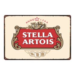 plaque émaillée stella artois