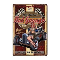 vintage garage plate