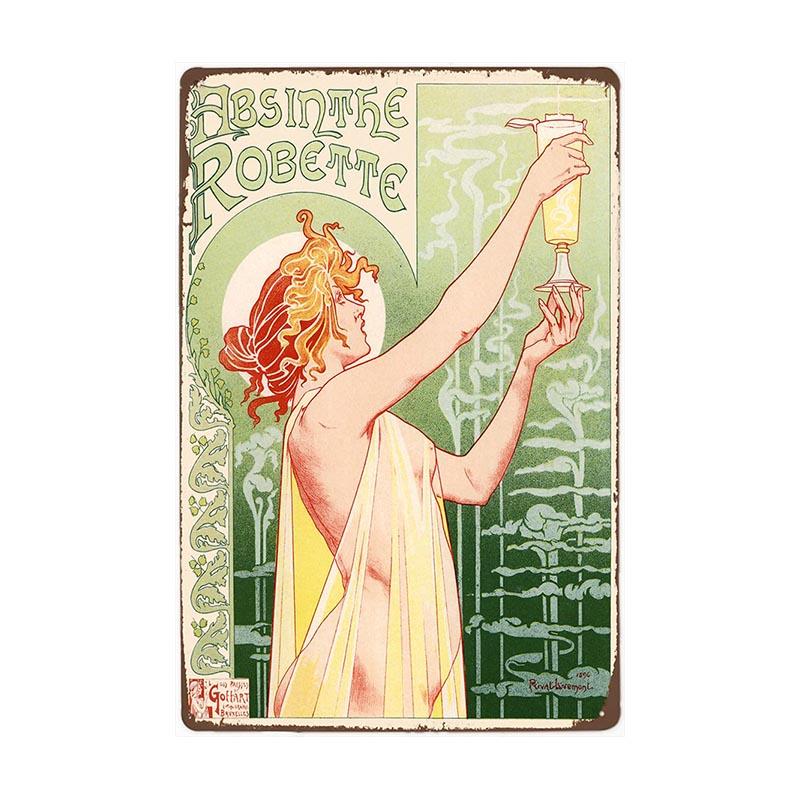 plaque-metal-absinthe Plaque Métal Absinthe