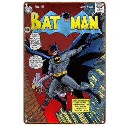 batman metal plate