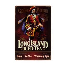 Plaque Métal Captain Morgan