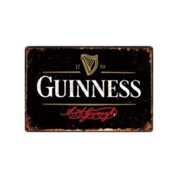 plaque métal Guinness