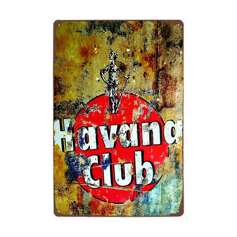 plaque-metal-havana-club Plaque Métal Havana Club