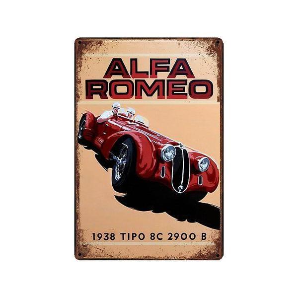 plaque-metal-vintage-alfa-romeo plaque métal vintage alfa romeo