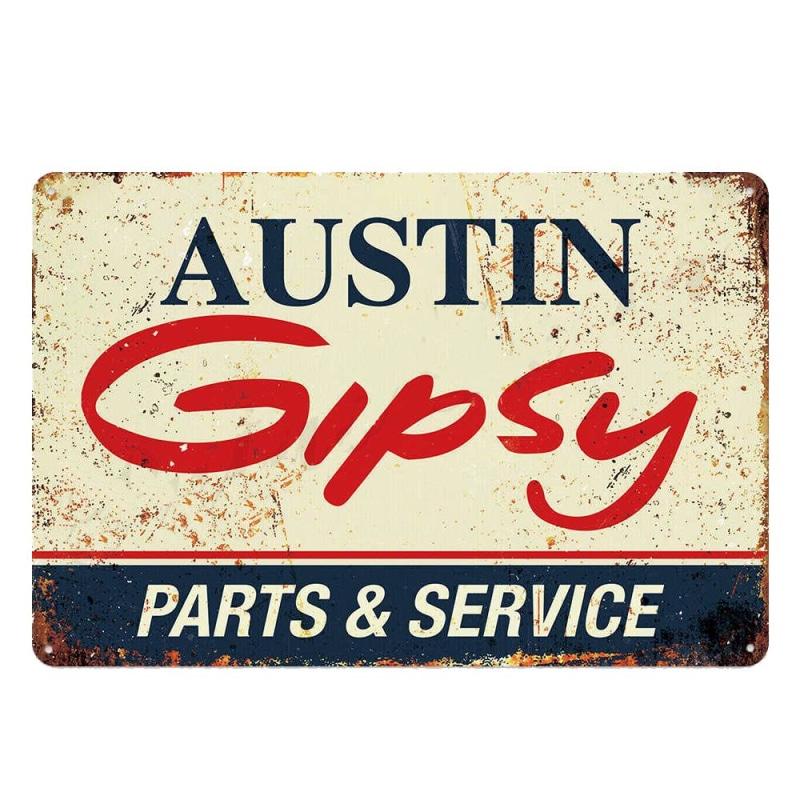 plaque-metal-vintage-austin-gipsy Plaque Métal Vintage Austin Gipsy