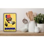plaque métal vintage banania